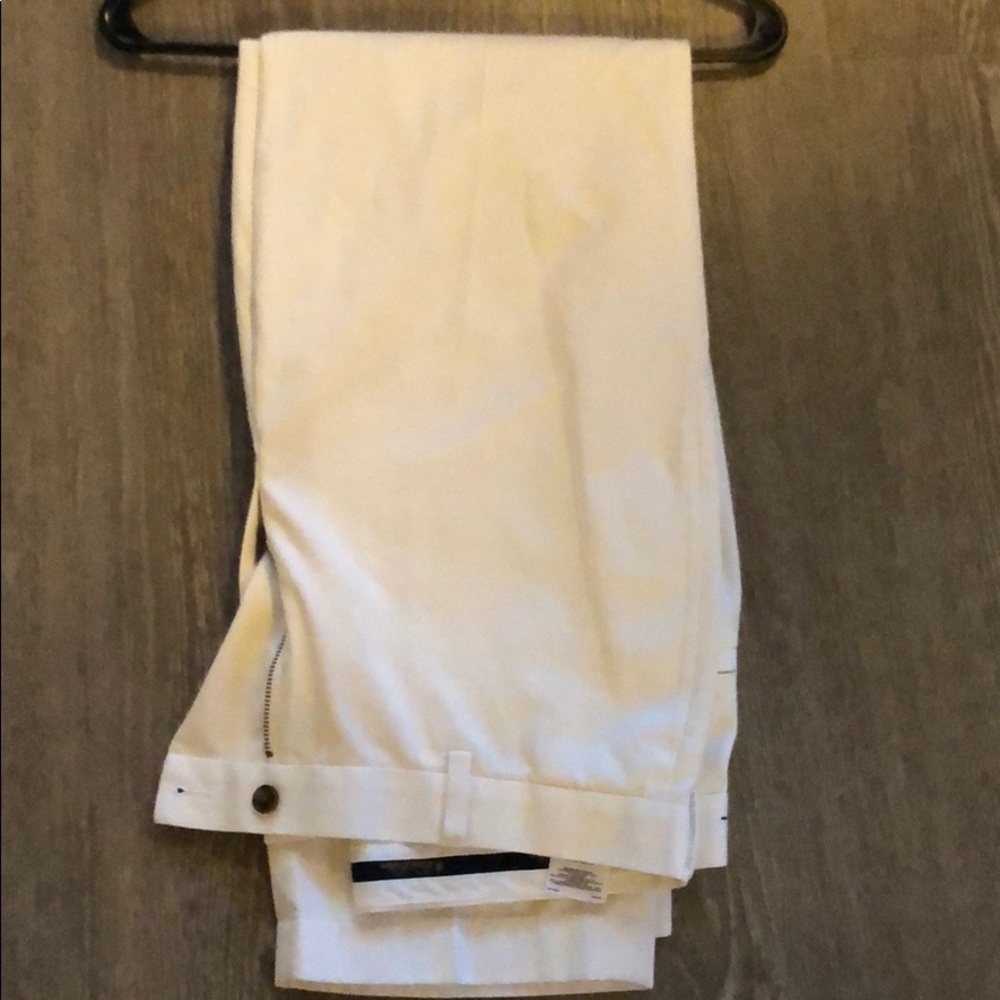 Brooks Brothers white pants, W34/L30